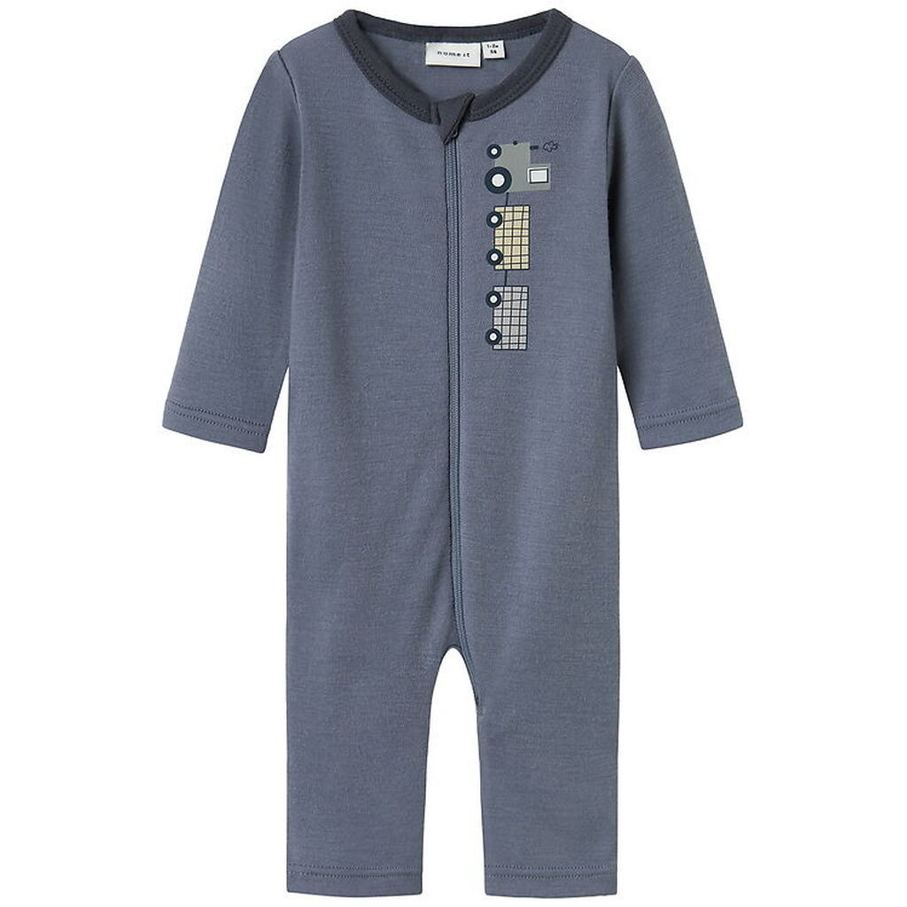 Name It Natdragt - Uld - NbmWillit - Folkstone Gray/TRACTOR