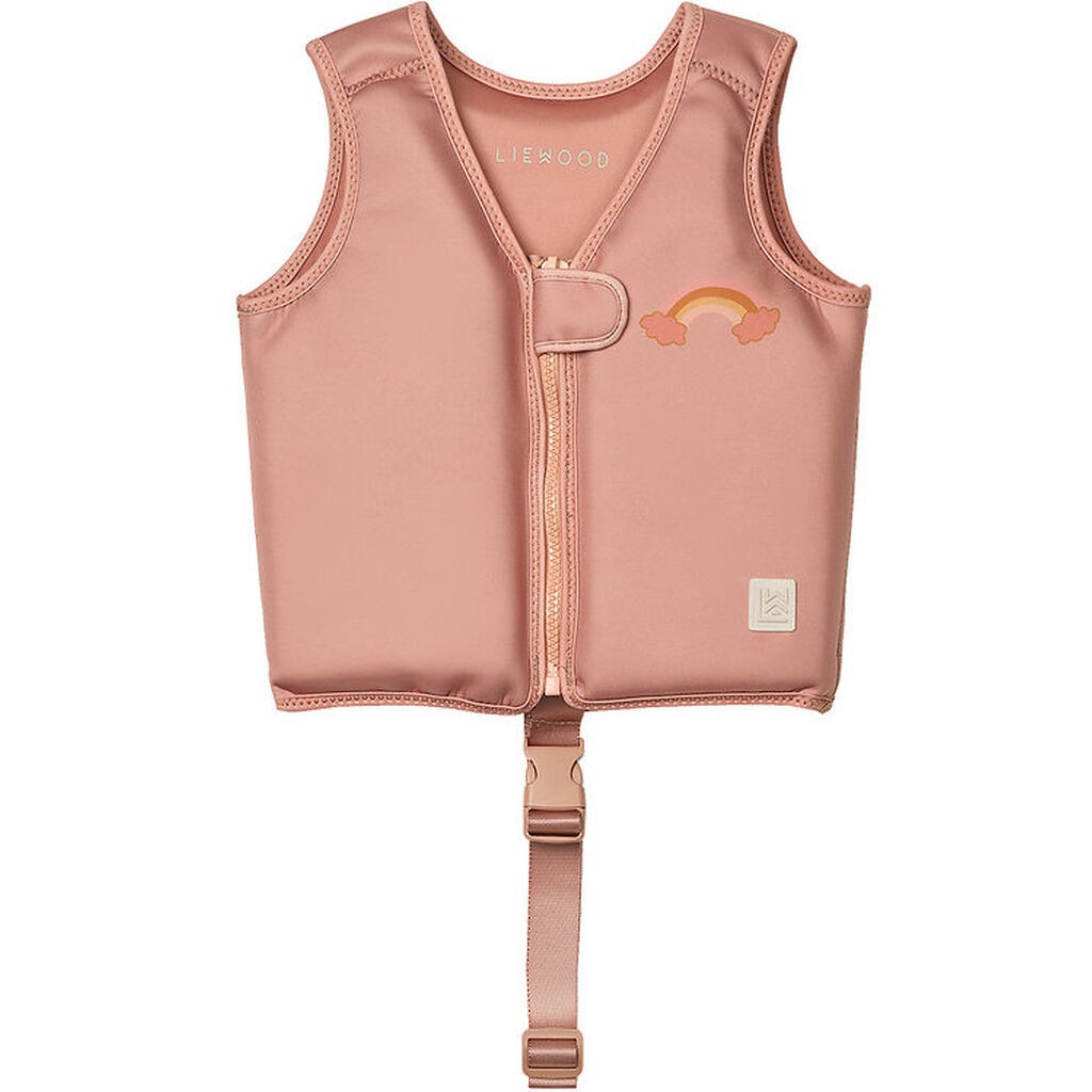 Liewood Svømmevest - 19-30 kg - Dove - Dream/Tuscany Rose