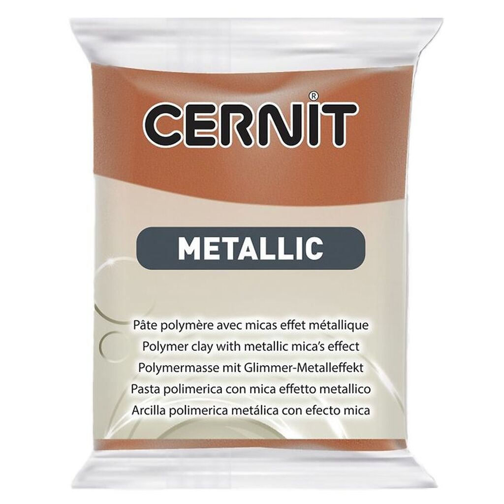 Cernit Polymer Ler - Metallic - Bronze