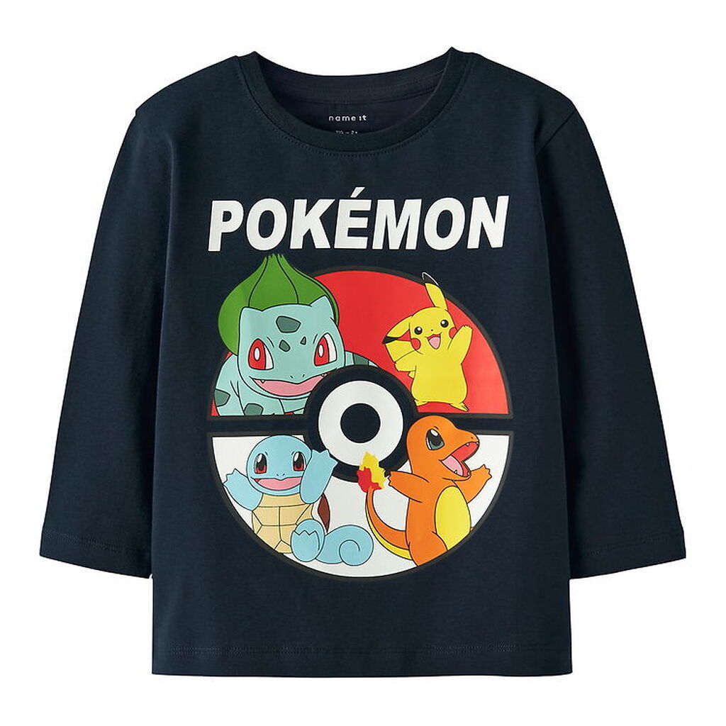 Name It Bluse - Noos - NmmJuice - Pokemon - Navy Blazer