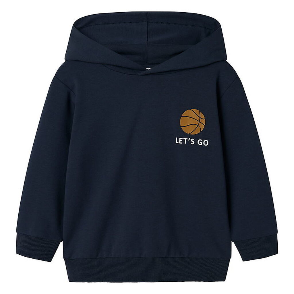 Name It Hættetrøje - NmmKelvin - Navy Blazer m. Print