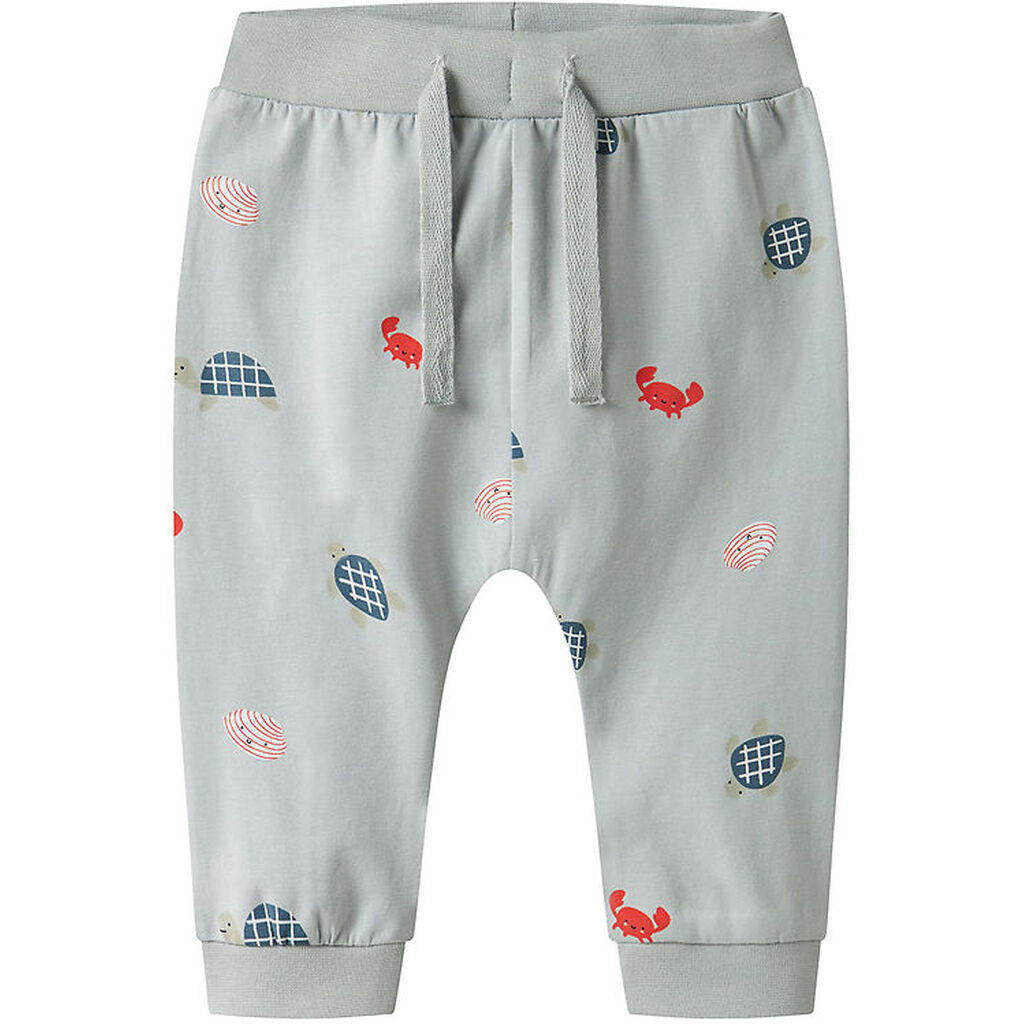 Name It Bukser - NbmVroels - Pearl Blue/Sea Animals
