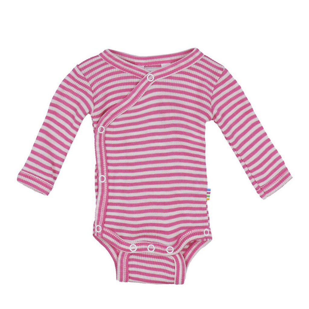Joha Slå-Om Body - Rib - Uld/Silke - Pink