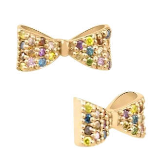 MillaVanilla Øreringe - Sløjfe - Guld