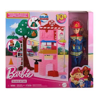 Barbie Dukke - 30 cm - Career Fire Fighter Playset