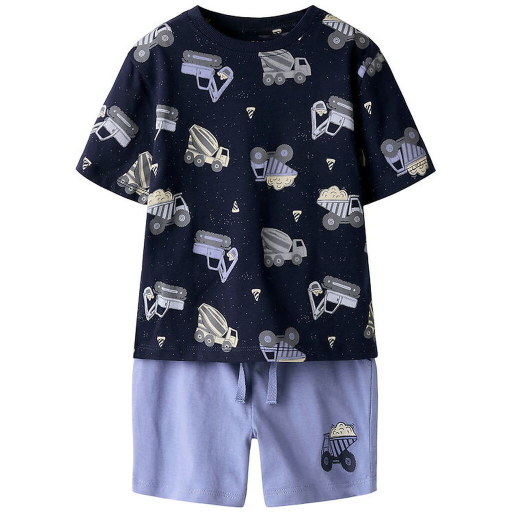 Name It Shortssæt - NmmHector - Navy Blazer/W Infinity