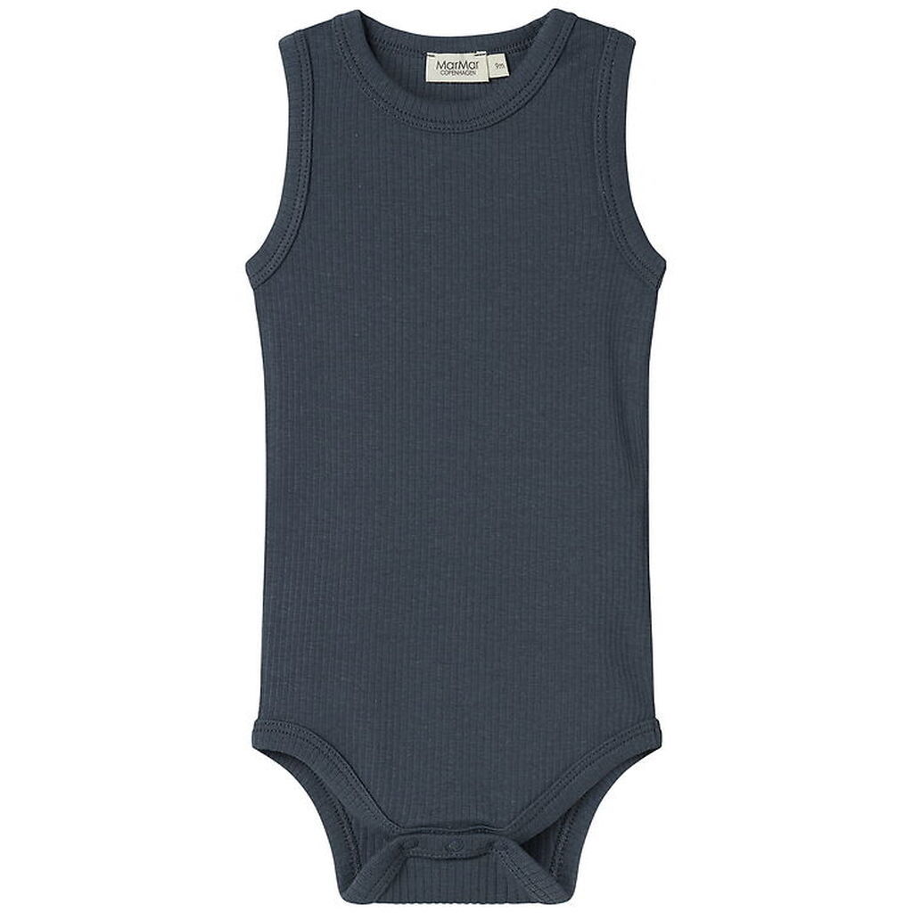 MarMar Body u/æ - Rib - Sleeveless - Noos - Blå