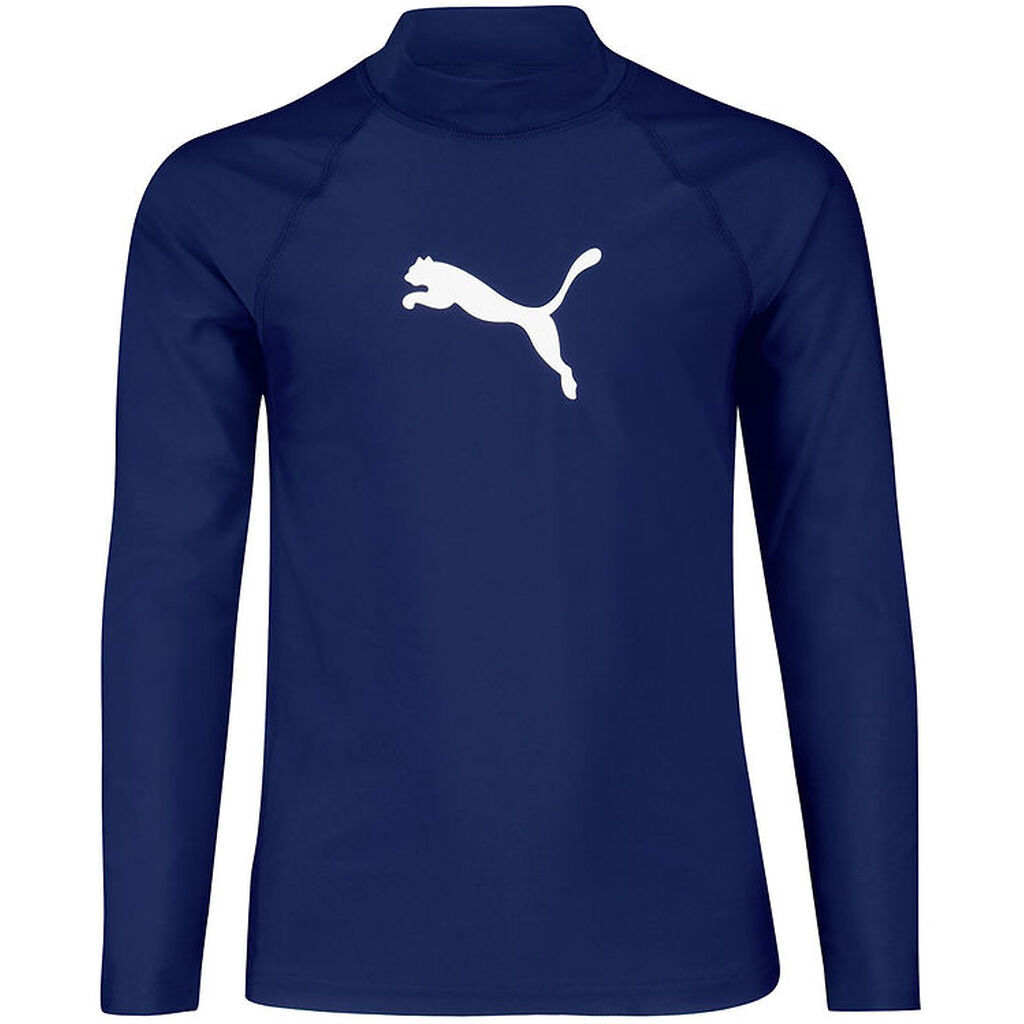 Puma Badebluse - UV50+ - Navy m. Logo