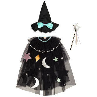 Meri Meri Udklædning - Tulle Appliqué - Sort