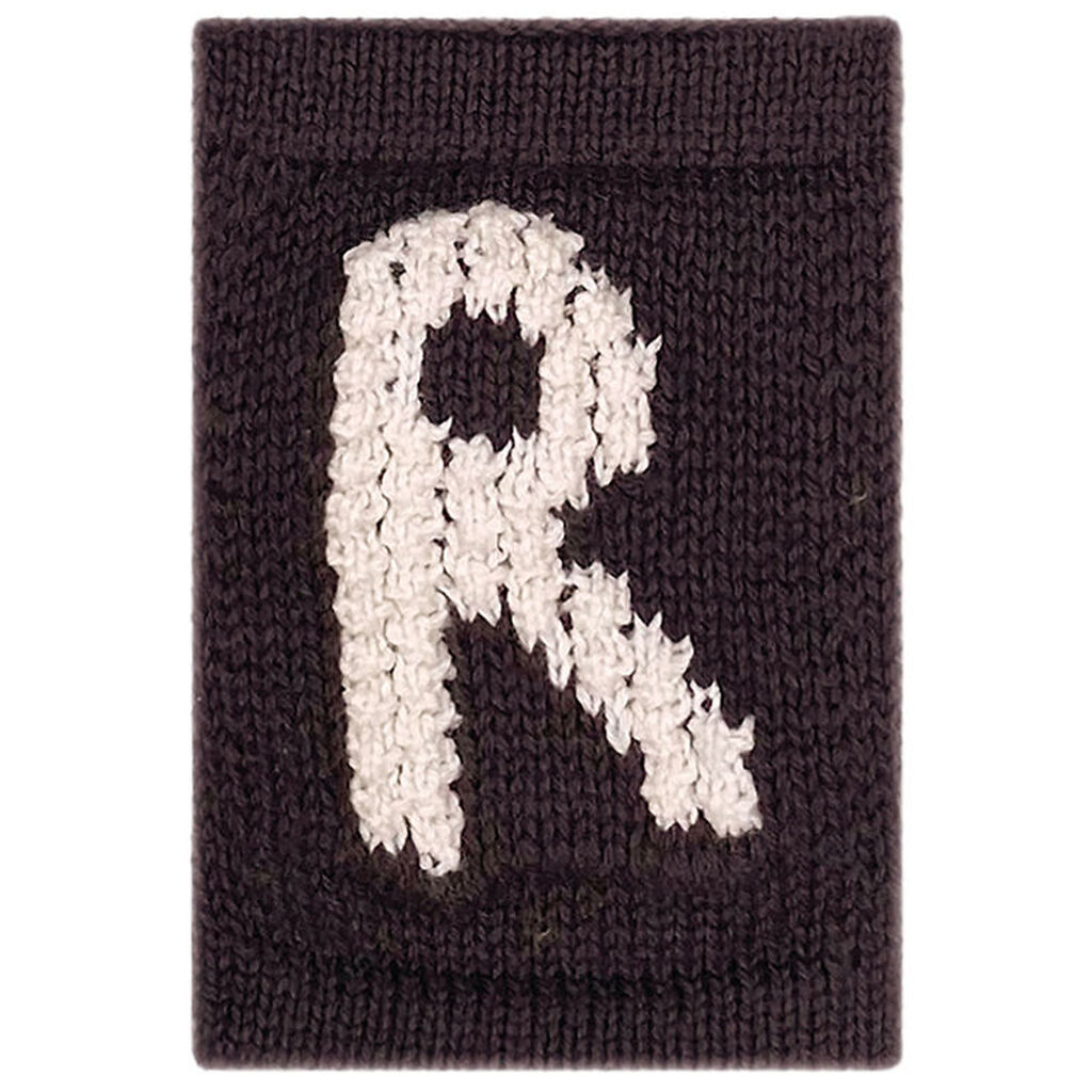 Smallstuff Strikket Bogstav - R - Natur Alfabet