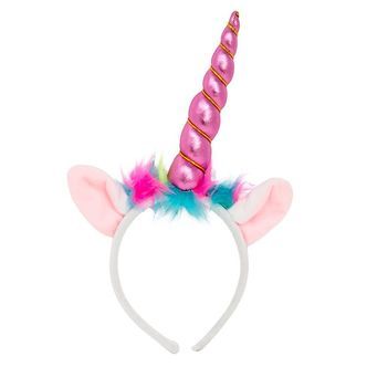 Molly & Rose Udklædning - Hårbøjle - Enhjørning - Regnbue