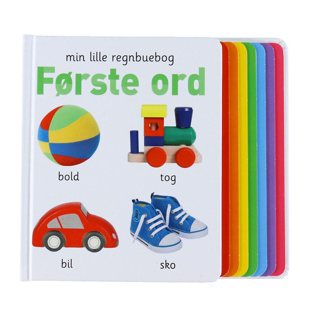 Alvilda Bog - Min Lille Regnbuebog - Første Ord - Dansk