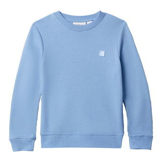 Calvin Klein Sweatshirt - Mono Mini Badge - Faded Denim