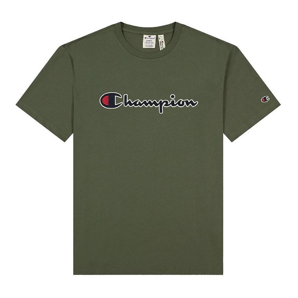 Champion Fashion T-shirt - Grøn m. Logo