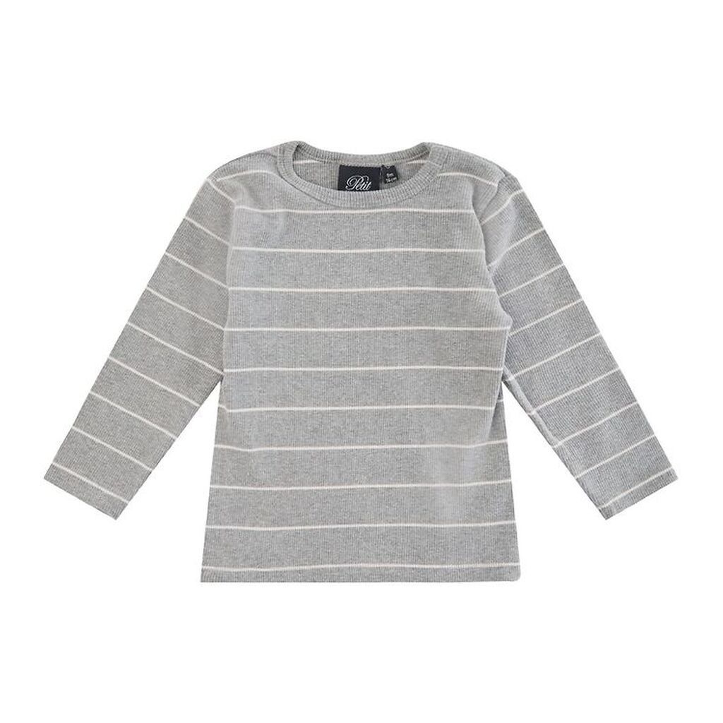 Sofie Schnoor Bluse - Stribet - Grey Melange