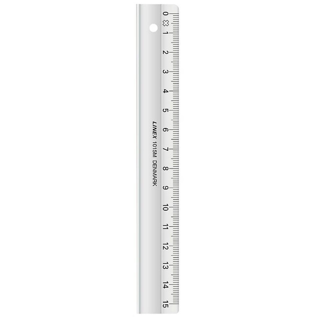 Linex Lineal - 15 cm - Gennemsigtig