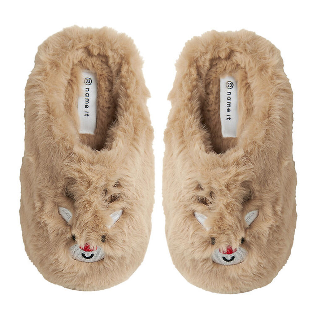 Name It Hjemmesko - NmnReindeer - Oxford Tan/Reindeer