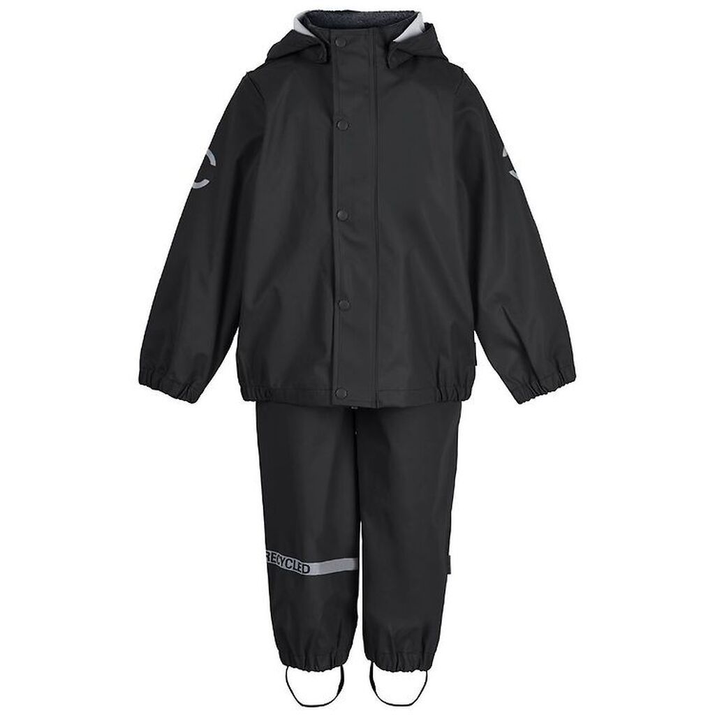 Mikk-Line Regntøj - Recycled - PU - Black