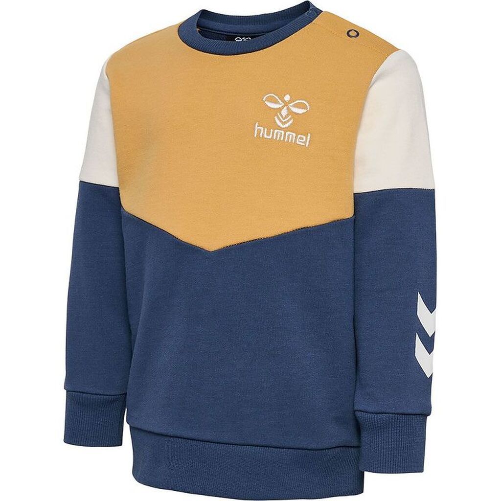 Hummel Sweatshirt - HmlHappy Now - Ochre/Sargasso Sea