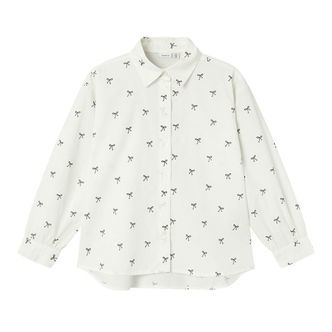 Name It Oversize Lang Skjorte - NkfHilippas - Bright White