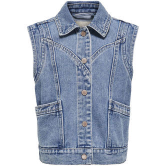 Kids Only Denimvest - KogKennedy - Medium Blue Denim