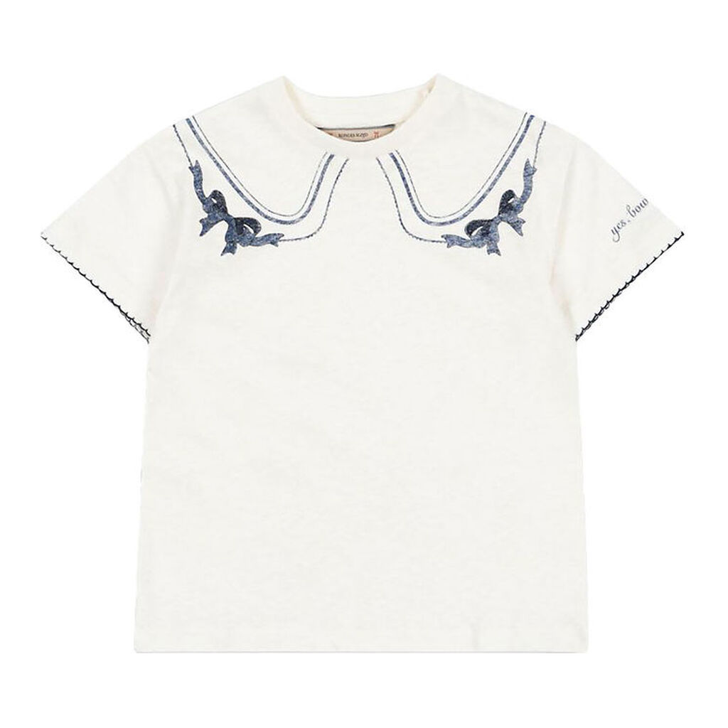 Konges Sløjd T-shirt - Era - Off White/Bow Collar