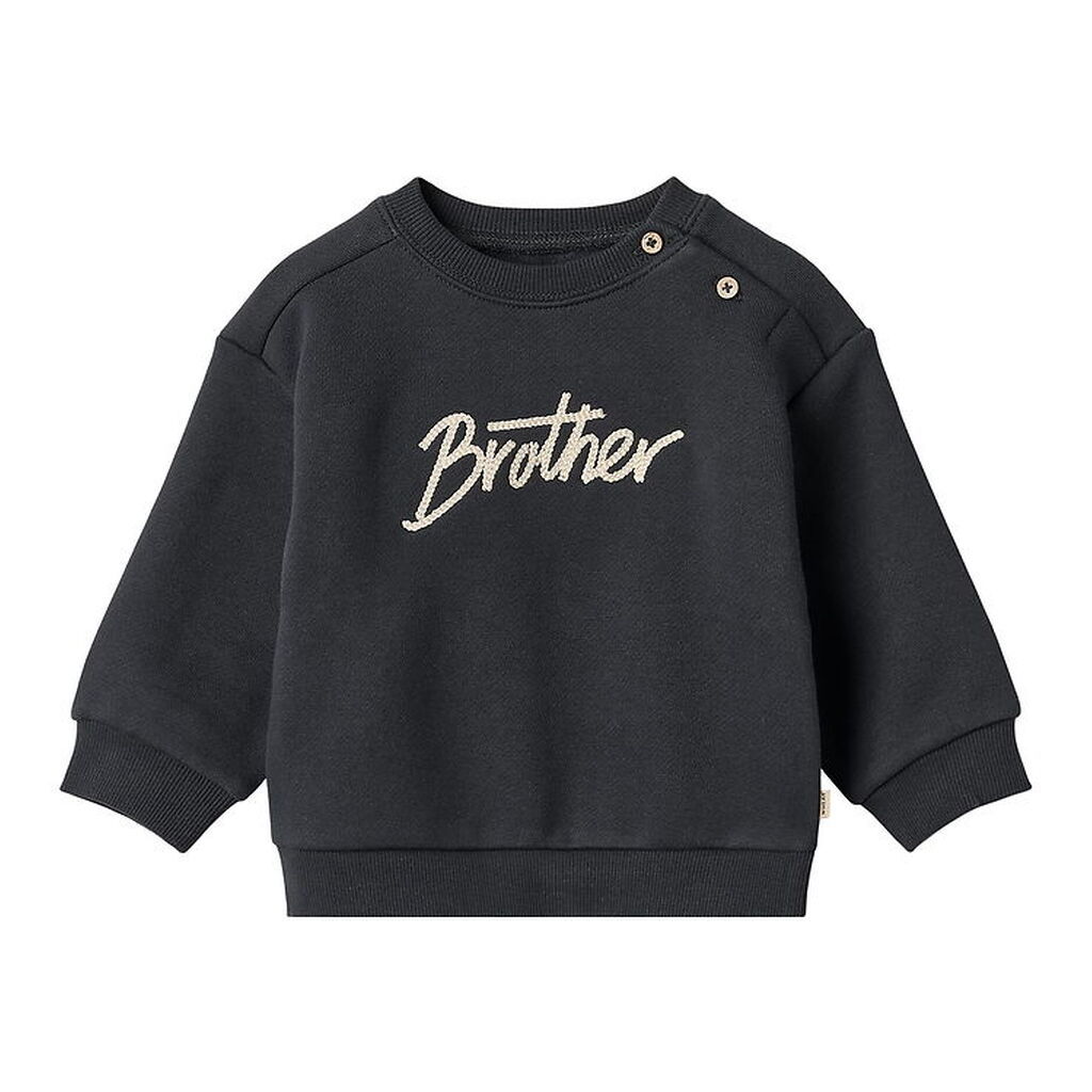 Wheat Sweatshirt - Sander - Navy/Brother