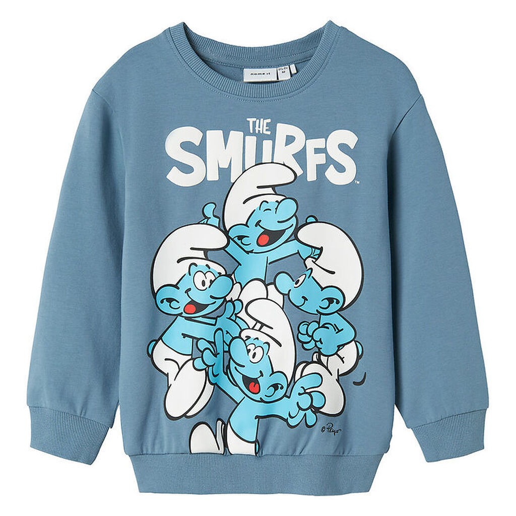 Name It Sweatshirt - NmmFred Smurfs - Spring Lake