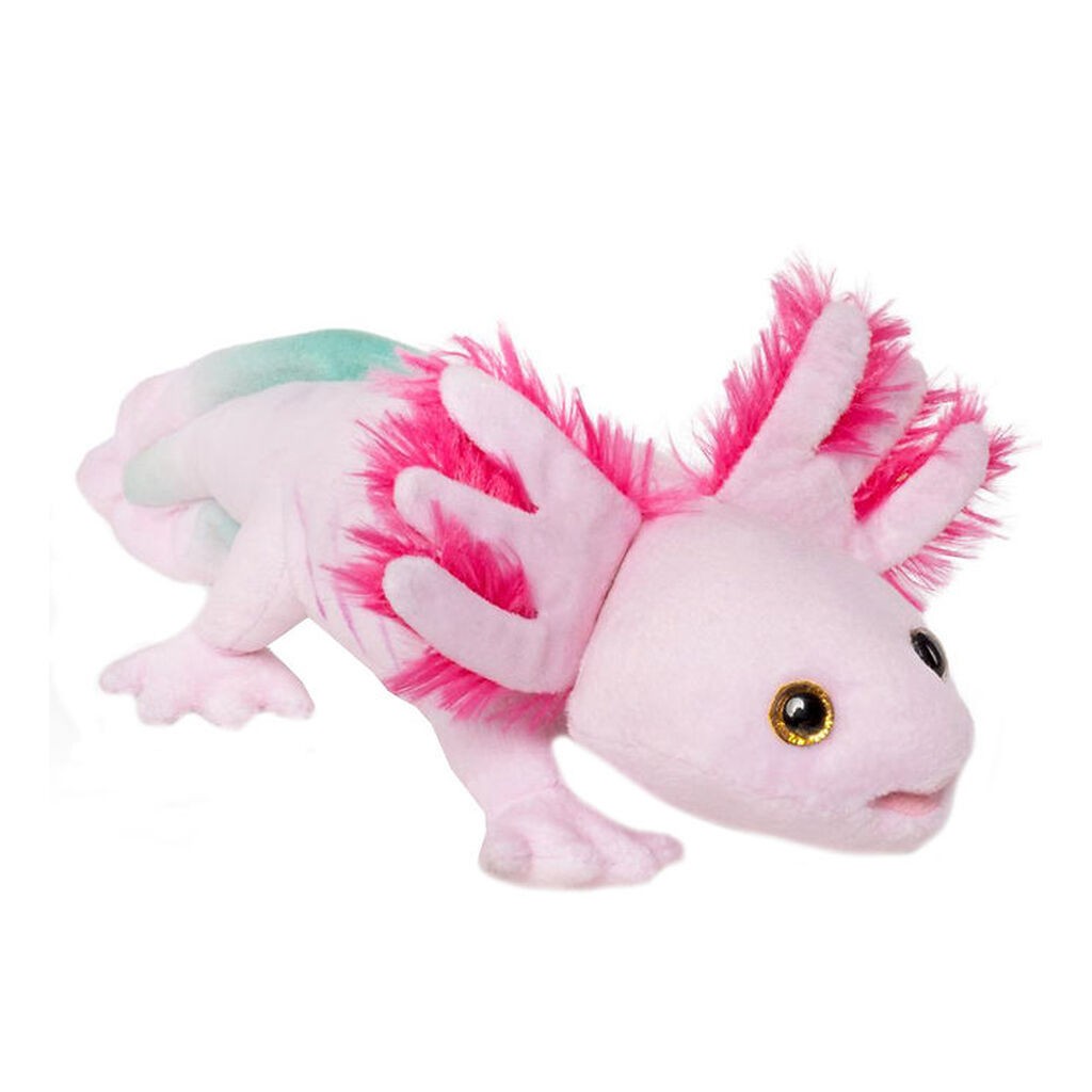 Living Nature Bamse - 32x8 cm - Axolotl - Pink