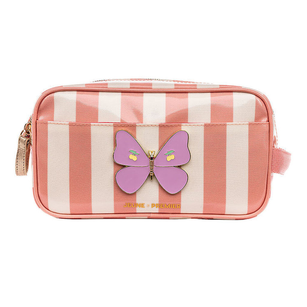 Jeune Premier Toilettaske - Butterfly Stripe