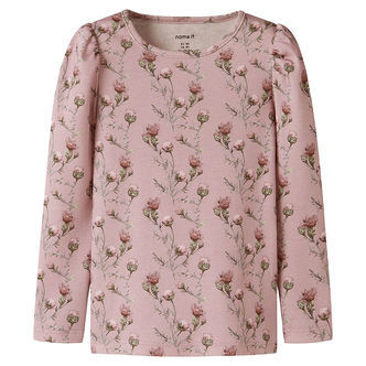 Name It Bluse - NmfTeane - Dawn Pink m. Print