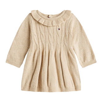 Tommy Hilfiger Kjole - Strik - Malted Milk Heather