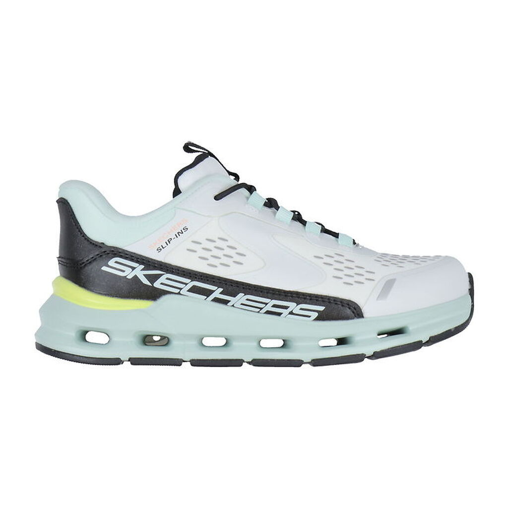 Skechers Sko - Vista Lane - Hvid/Sort/Turkis
