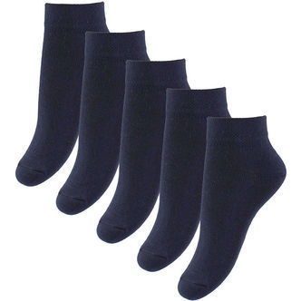 Fuzzies Ankelstrømper - 5-pak - Navy