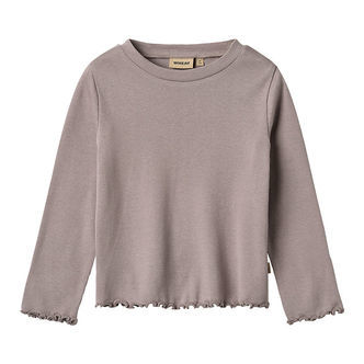 Wheat Bluse - Rib - Else - Dusty Purple