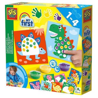 SES Creative - Min Første Fingermaling - Dinosaurer