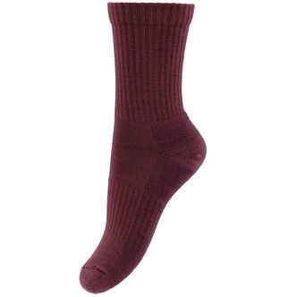 MpP Strømper - Rib - Uld - Neo - Grape Skin