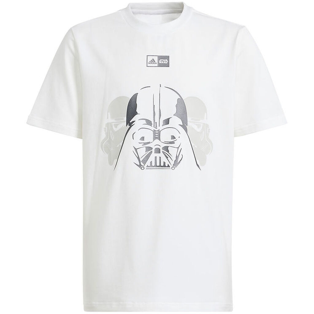adidas Performance T-shirt - J SW GFX T - Hvid