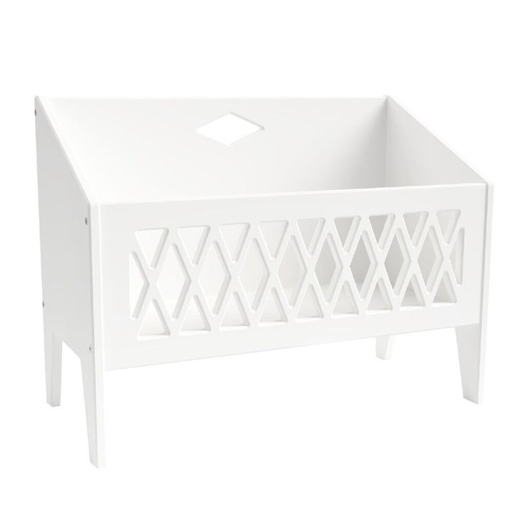 Cam Cam Bogkasse - Harlequin - Hvid