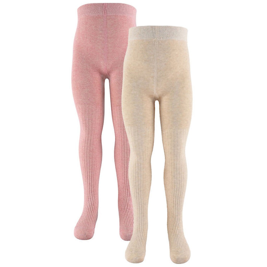 Konges Sløjd Strømpebukser - 2-pak - Rib - Rose Mix