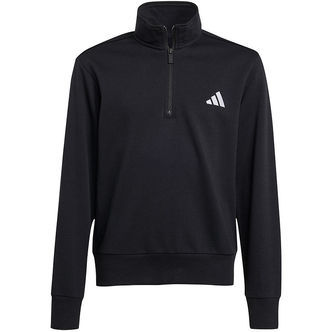 adidas Performance Sweatshirt - J SL FT HZ 220 - Sort/Hvid