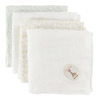 Sophie la Girafe Stofbleer - 4 pak - 70x70 - Dyr