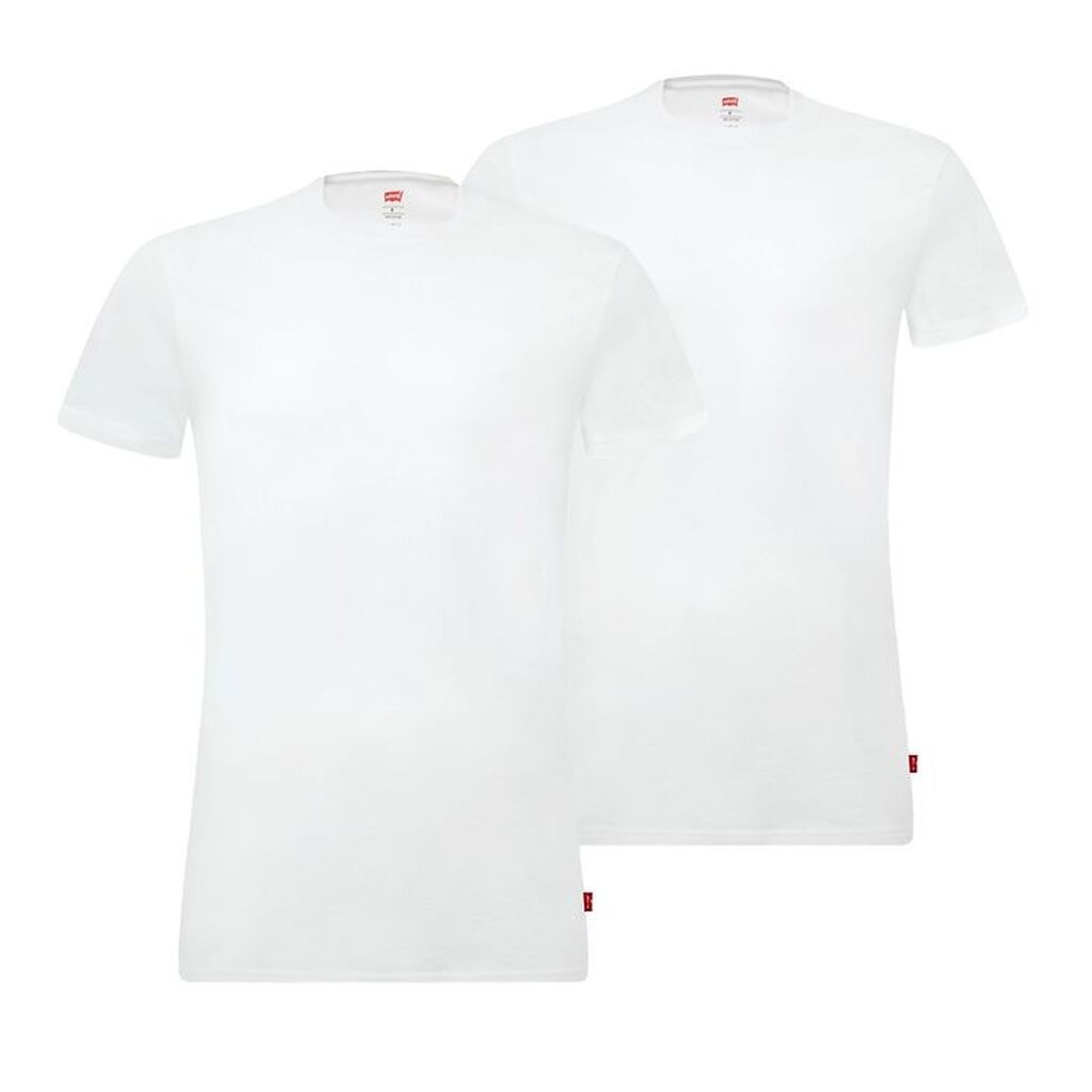 Levis T-Shirt - Crew Neck - 2-Pak - White