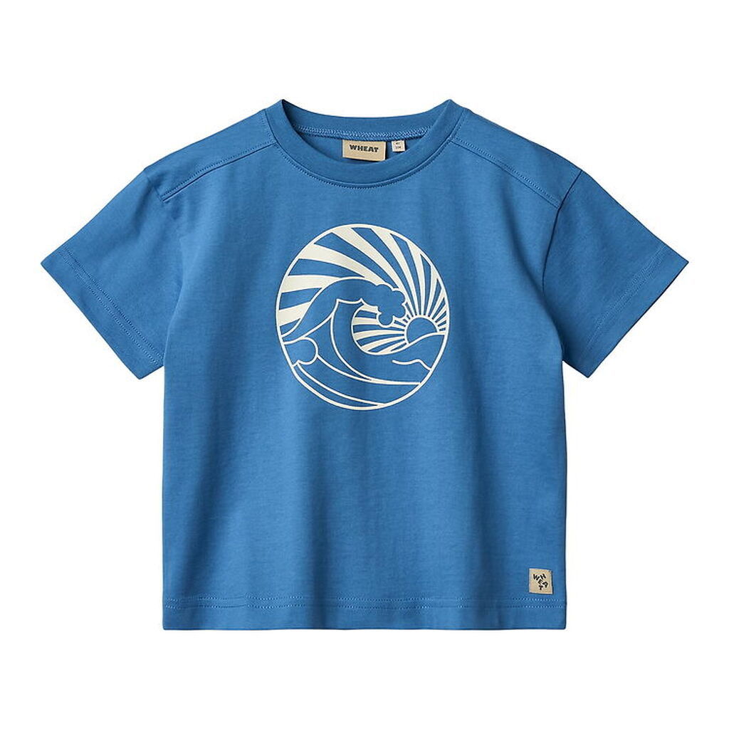 Wheat T-shirt - Wally - Blå