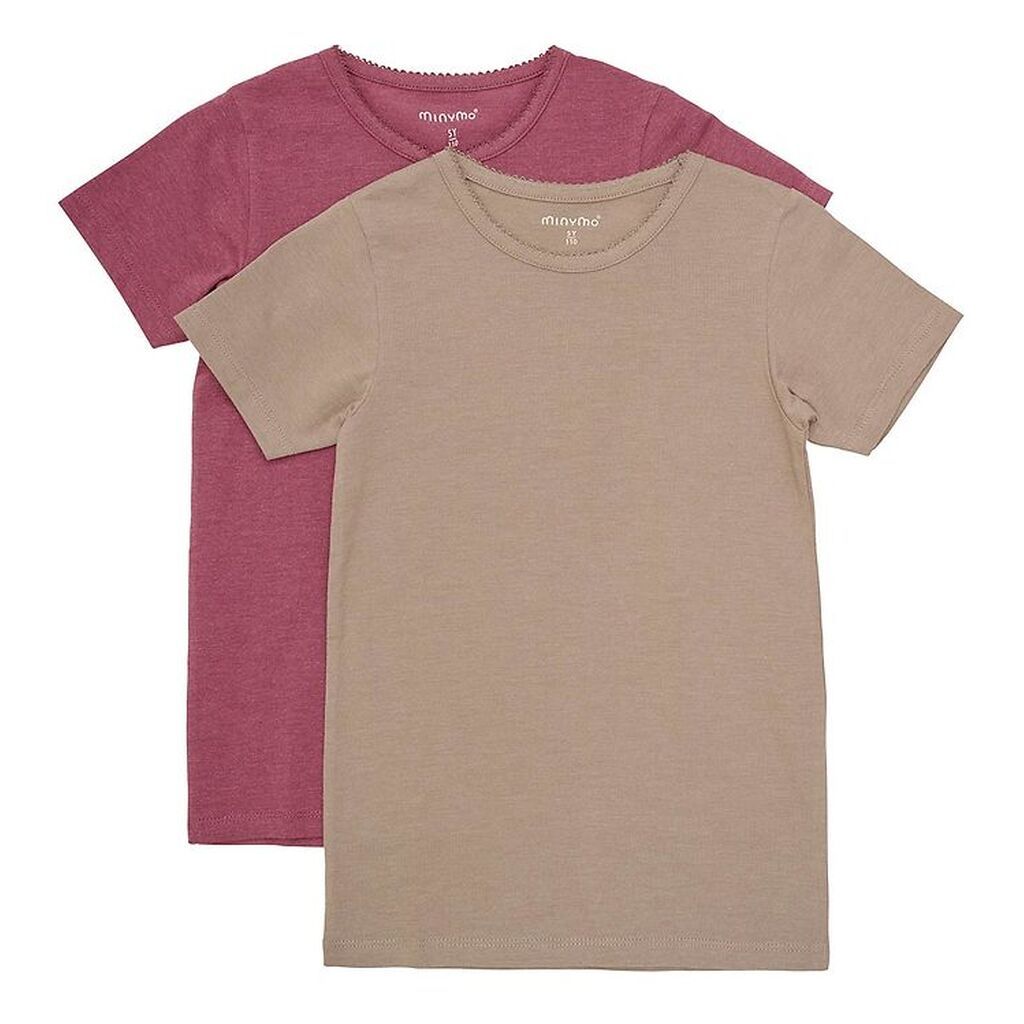 Minymo T-shirts - 2-pak - Apple Butter