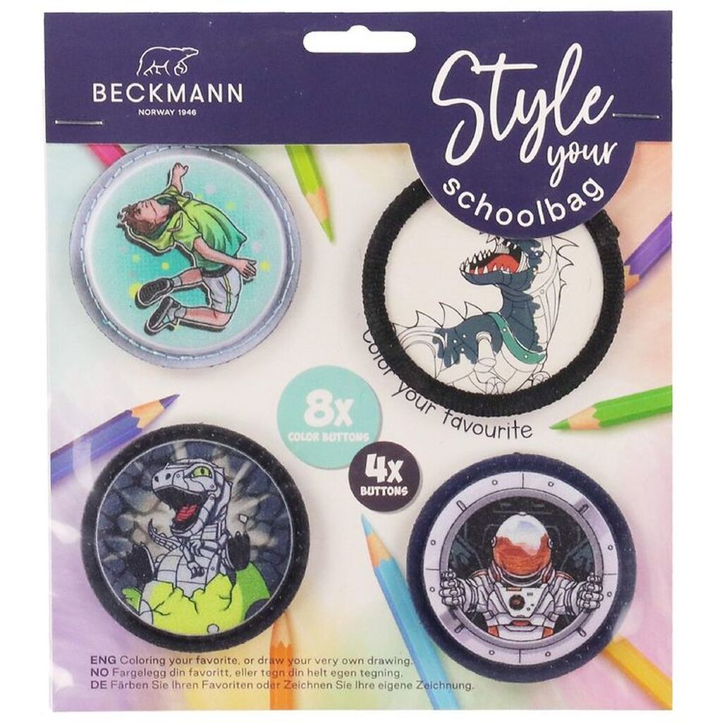 Beckmann Velcromærker - Sort