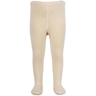 Minipop Strømpebukser - Bambus - Off White
