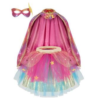 Great Pretenders Udklædning - Super-Duper - Rosa