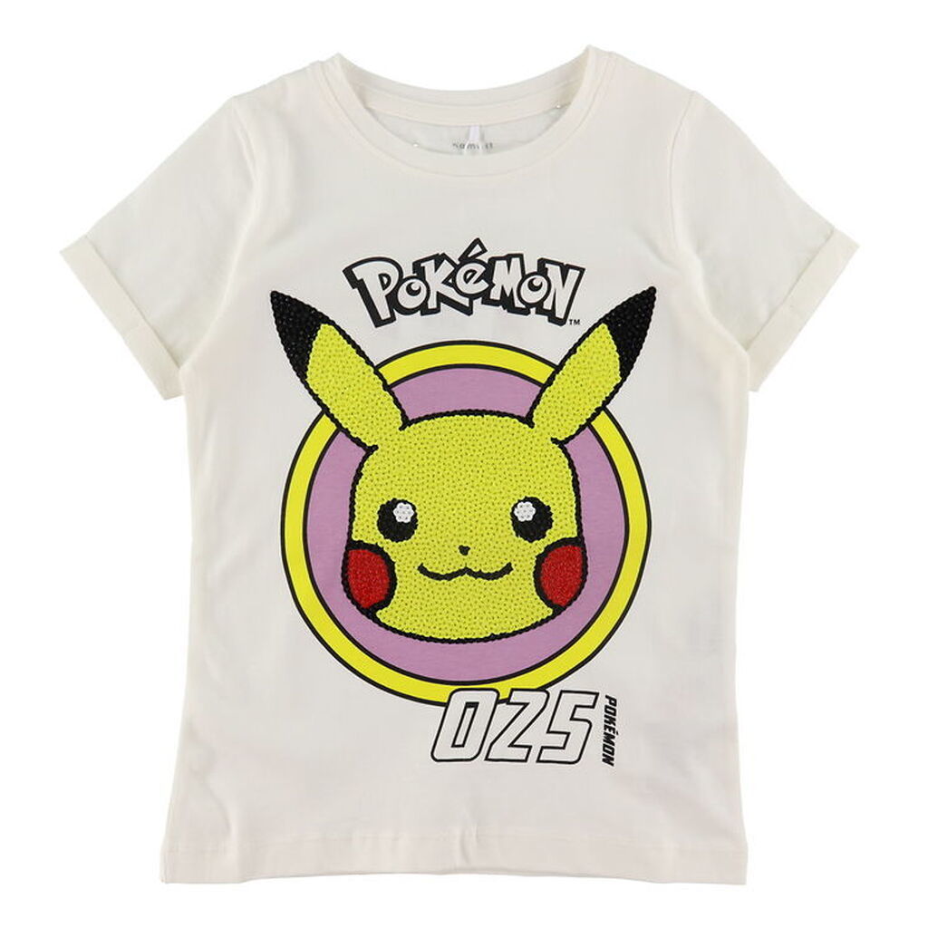 Name It T-shirt - Noos - NkfJunna Pokemon - White Alyssum