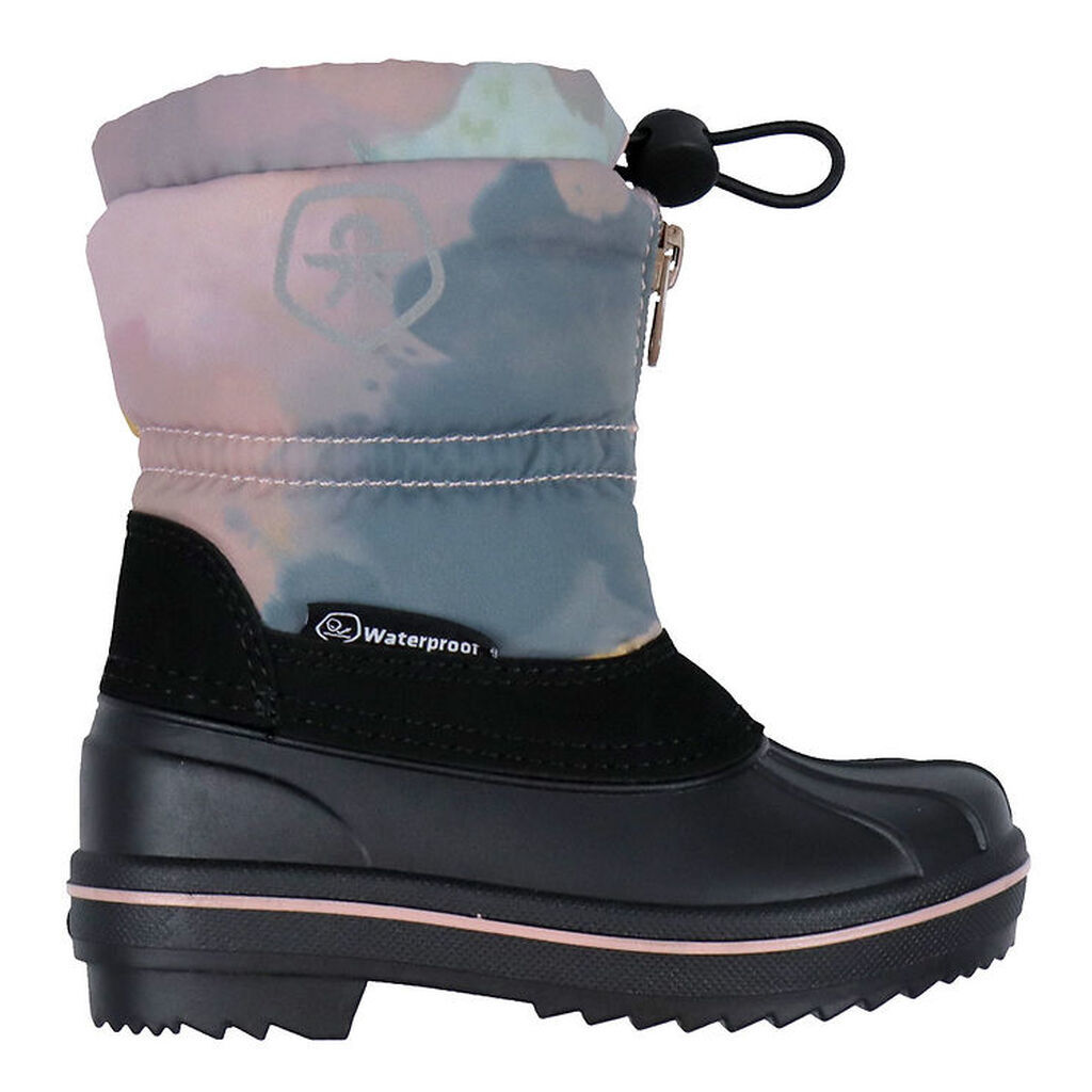 Color Kids Vinterstøvler - Uld - Woodrose m. Print